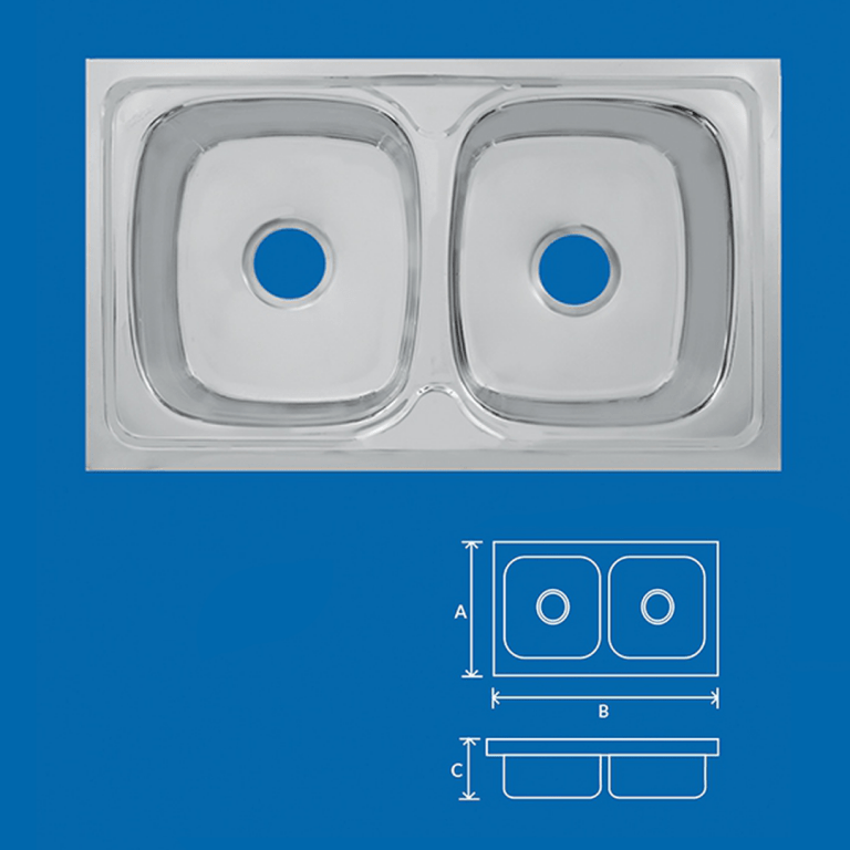 Double Bowl Kitchen Sink Stainless Steel Kitchen Sinks In India